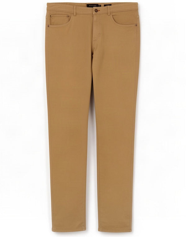 Męskie spodnie casual Massimo Dutti slim fit EU 44 Large W34 L33 beżowe