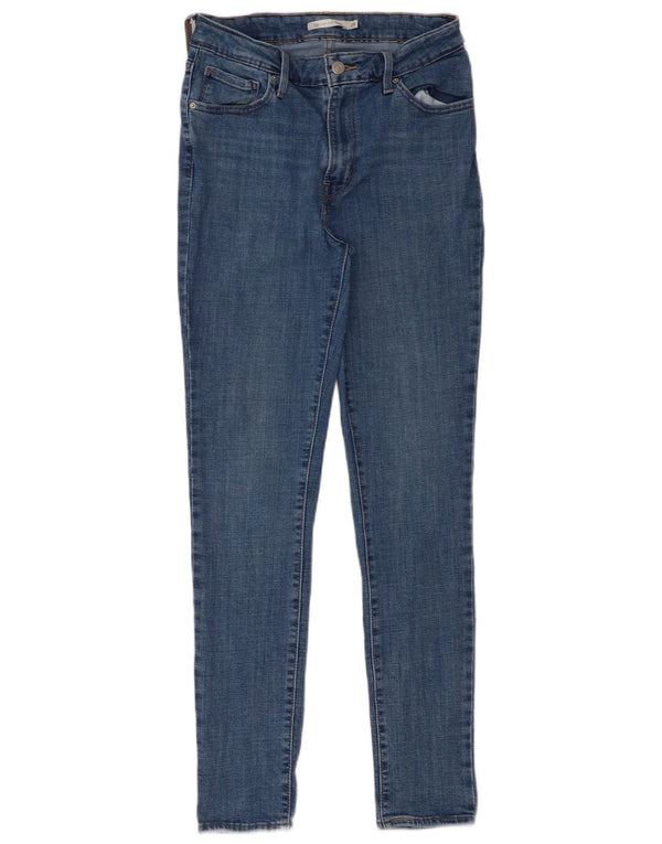 Damskie jeansy Levi's 721 z wysokim stanem W29 L30 Niebieska bawełna