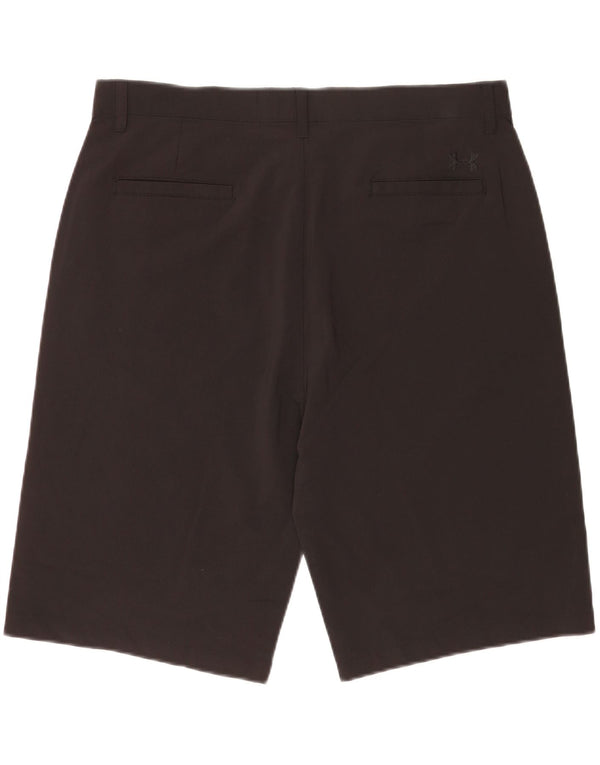 Under Armour Mens Loose Fit Casual Shorts W38 XL Black Polyester