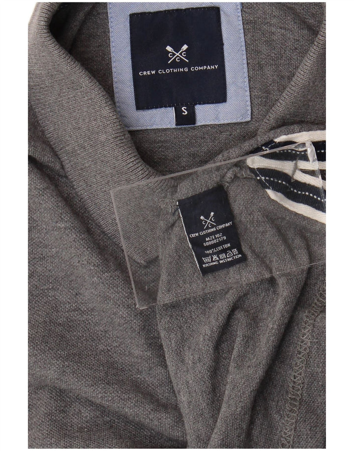 Męska koszulka polo Crew Clothing, mała, szara, bawełniana