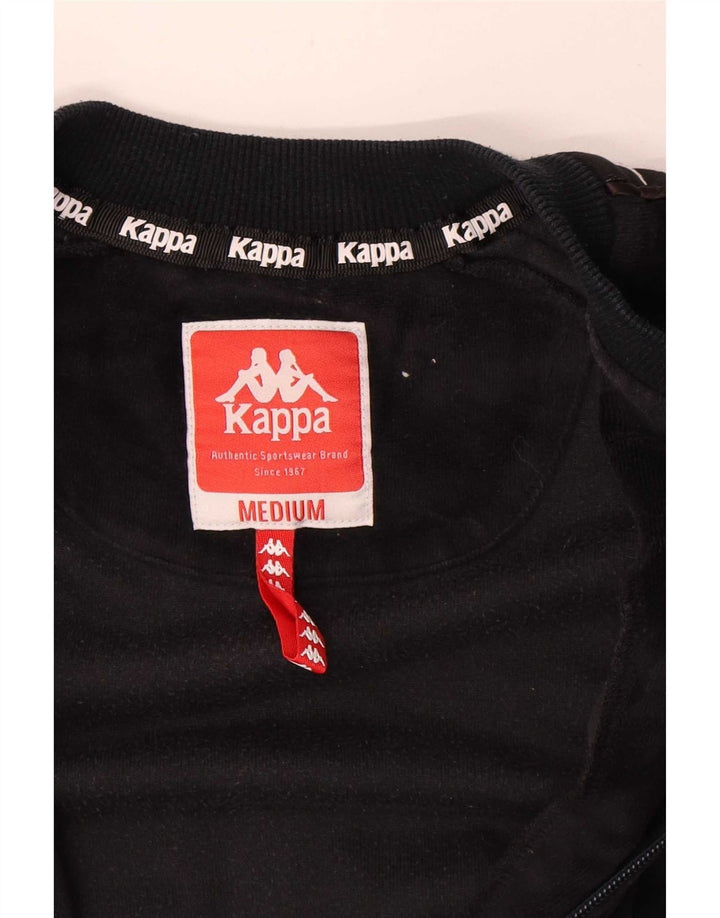 Damska bluza dresowa Kappa Oversized Graphic UK 14 Medium Black
