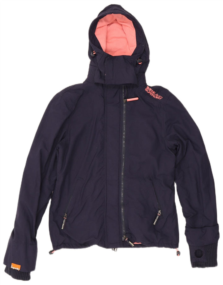 Damska kurtka wiatrówka Superdry The Windcheater UK 14, średni granat
