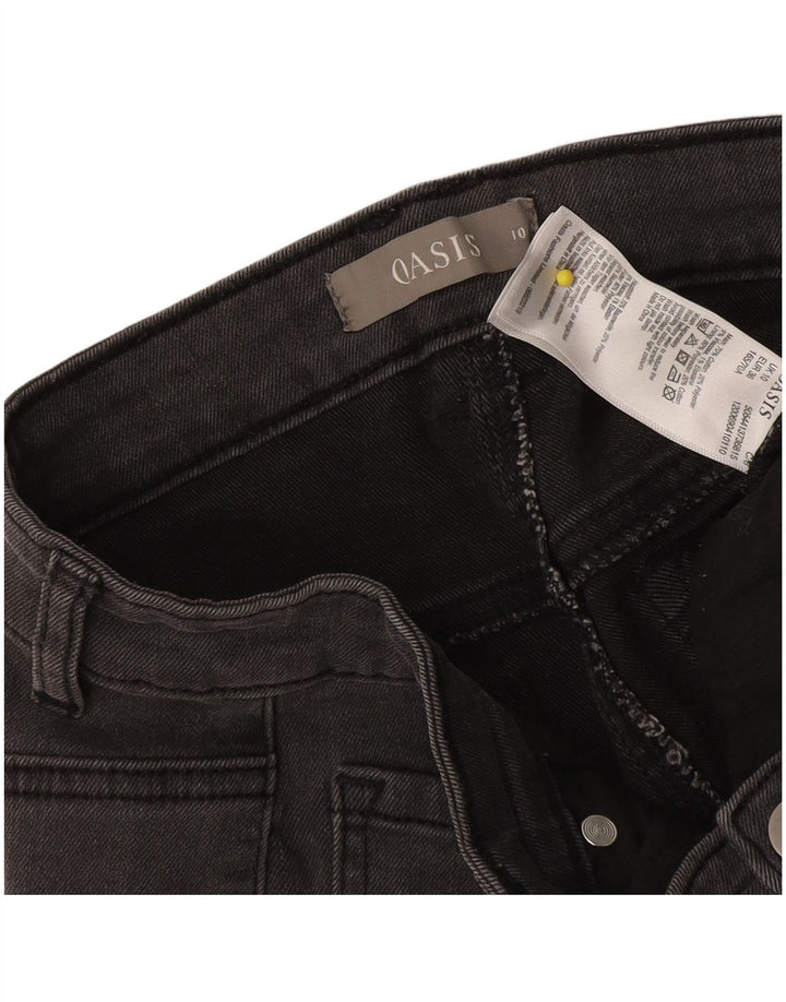 Damskie spodenki jeansowe Oasis UK 10 Small W28 Szara bawełna
