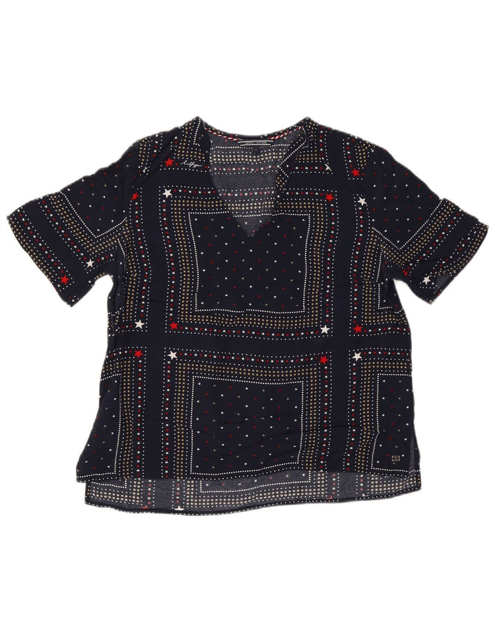 Bluzka damska Tommy Hilfiger Top US 6 Średni granatowy w cętki