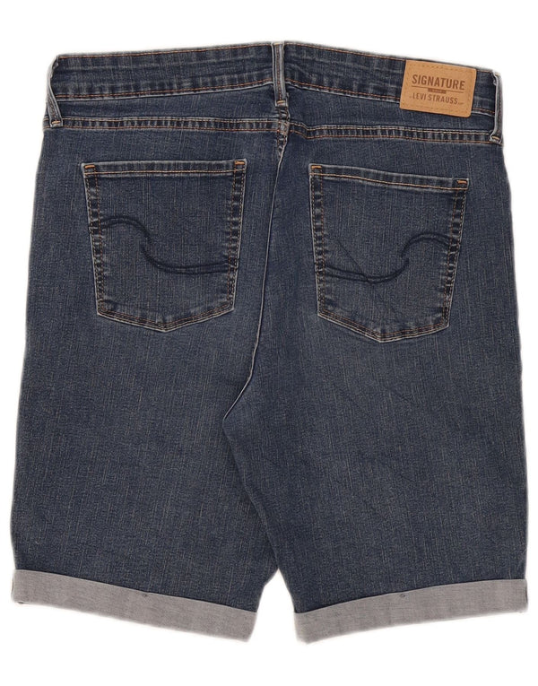 Damskie spodenki jeansowe Levi's Signature Bermudy US 12, duże, W31, niebieska bawełna