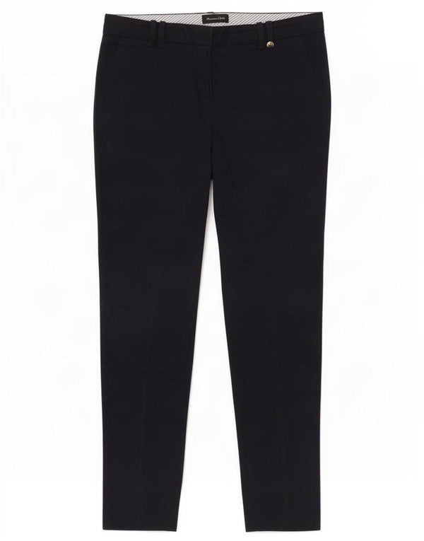 Spodnie damskie Massimo Dutti Slim Chino EU 38 Small W28 L29 Granatowe