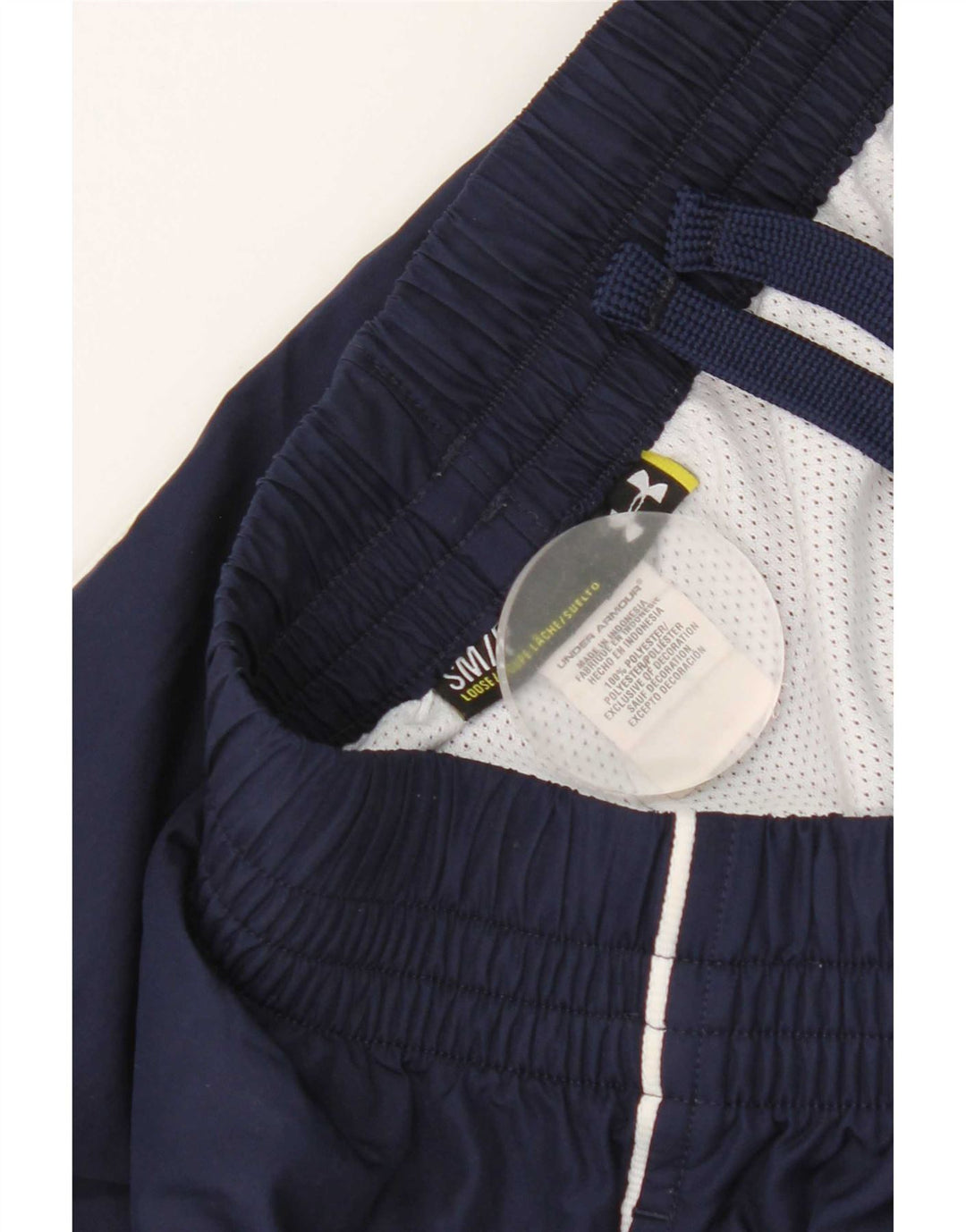 Damskie spodnie dresowe Under Armour UK 10, małe, granatowe, poliestrowe