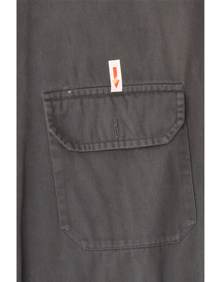 Arizona Mens Shirt Large Grey Cotton