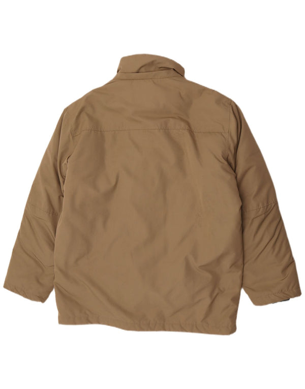Męska ocieplana kurtka Geox UK 42 XL, beżowy poliester