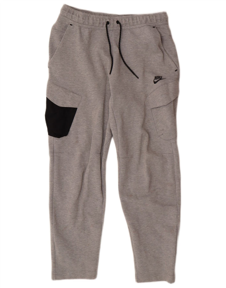 Męskie spodnie wiatrówkowe Nike Cargo, średnioszare, bawełniane