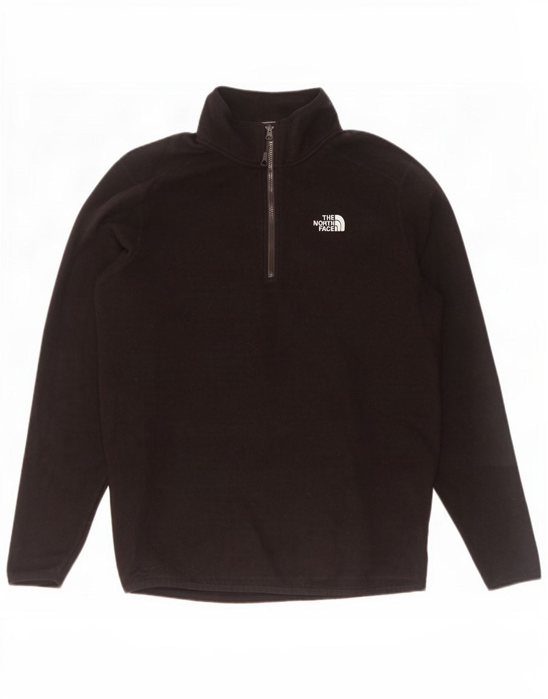 Męski sweter polarowy The North Face z zamkiem błyskawicznym, średni czarny poliester