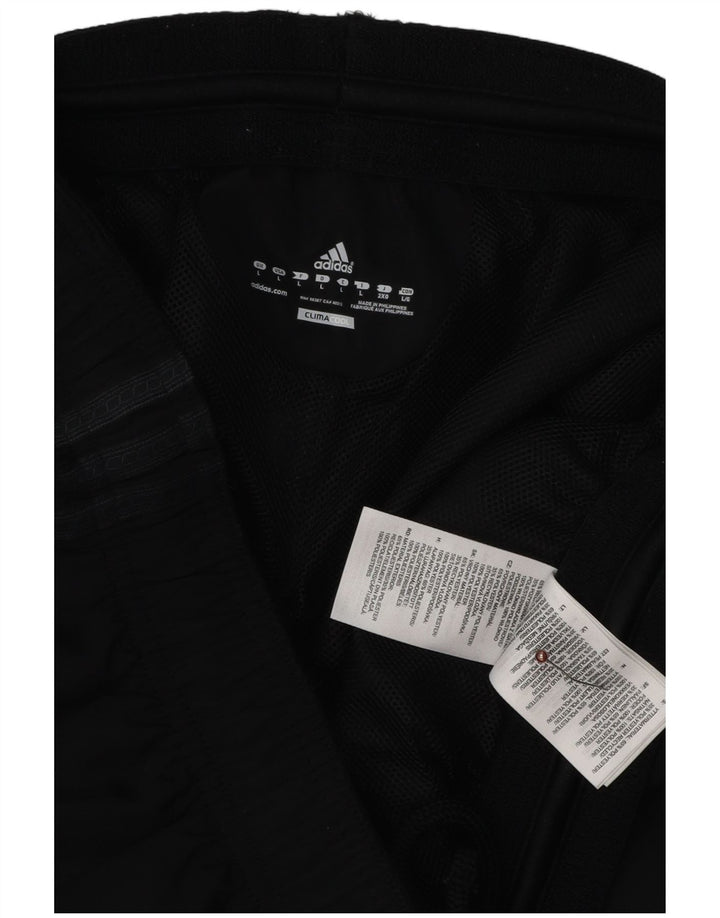 Męskie spodnie dresowe Adidas Climacool Capri, duże, czarne, z blokami kolorów