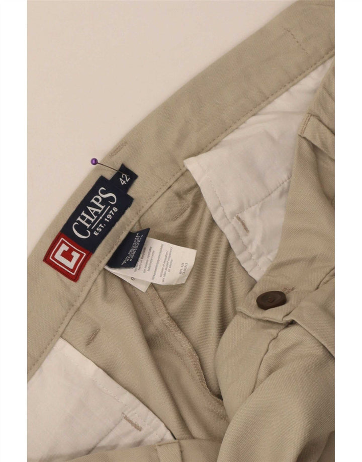 Męskie spodenki chino Chaps W42 2XL beżowy poliester