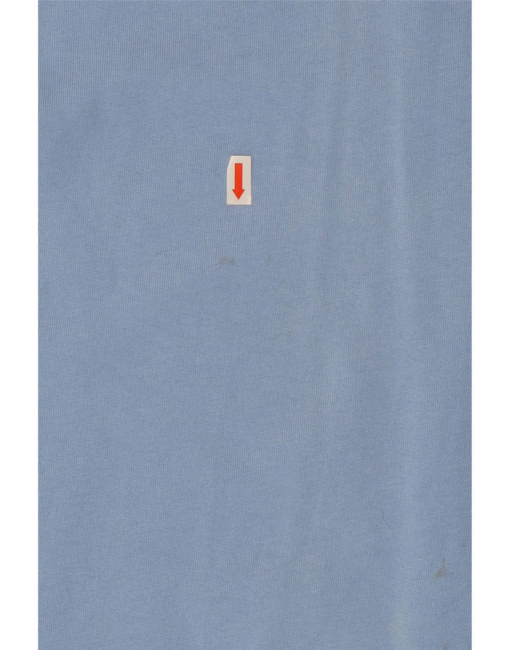 Crew Clothing Męska bluza z kapturem, duża niebieska bawełna