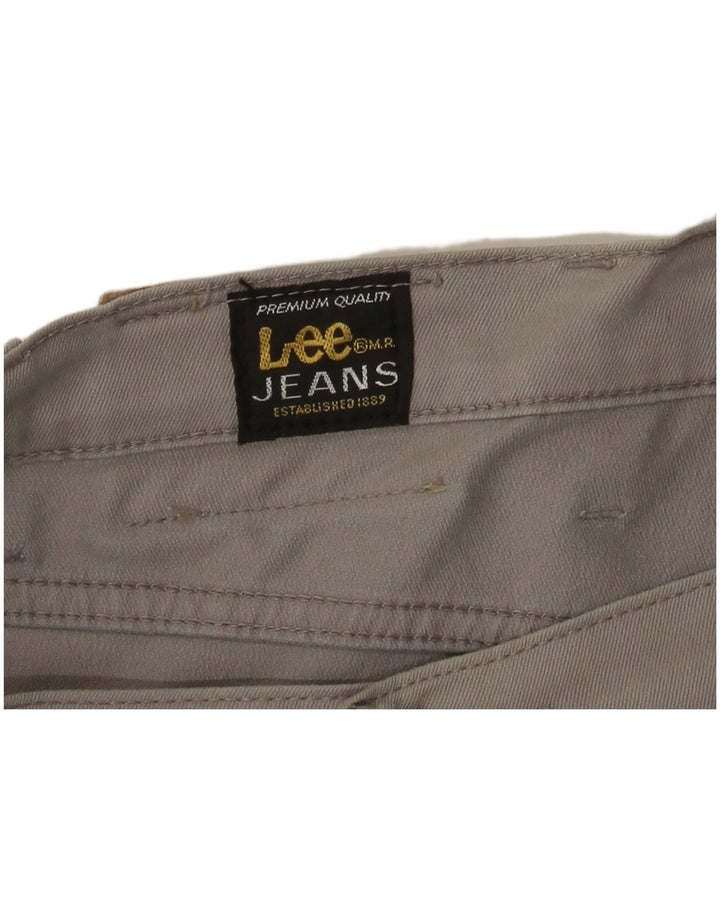 Męskie proste spodnie casual Lee W40 L28 szare