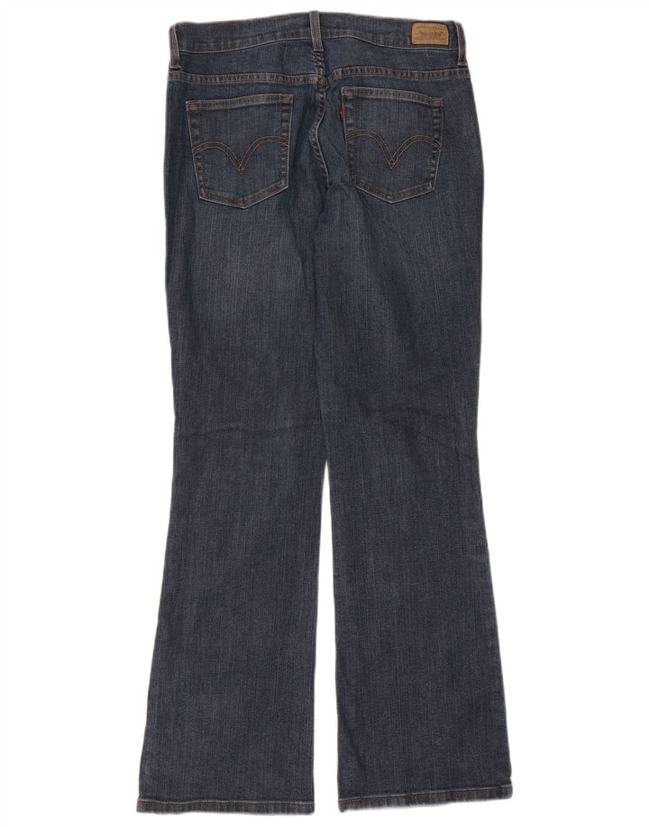 Damskie jeansy Levi's 515 Bootcut US 8 Medium W30 L31 Granatowa bawełna