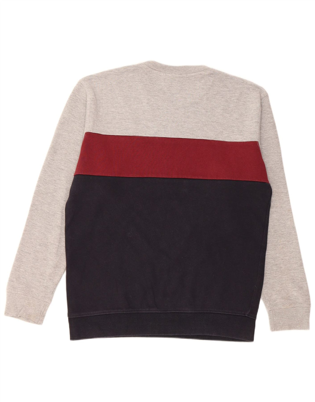 Męski sweter Zara, duży, wielobarwny, bawełniany blok kolorów