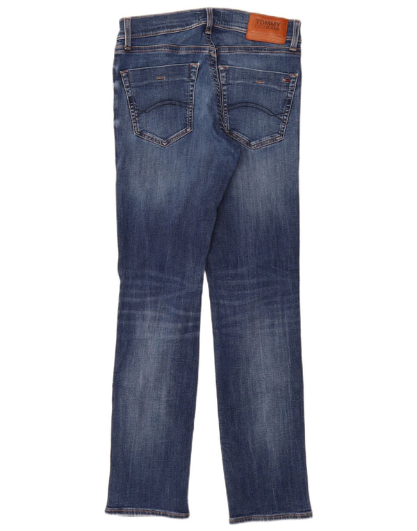 Męskie jeansy slim fit Tommy Hilfiger W30 L32 Niebieskie bawełniane
