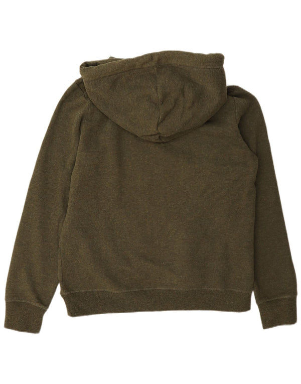 Damski sweter z kapturem Superdry UK 12, średnia bawełna khaki