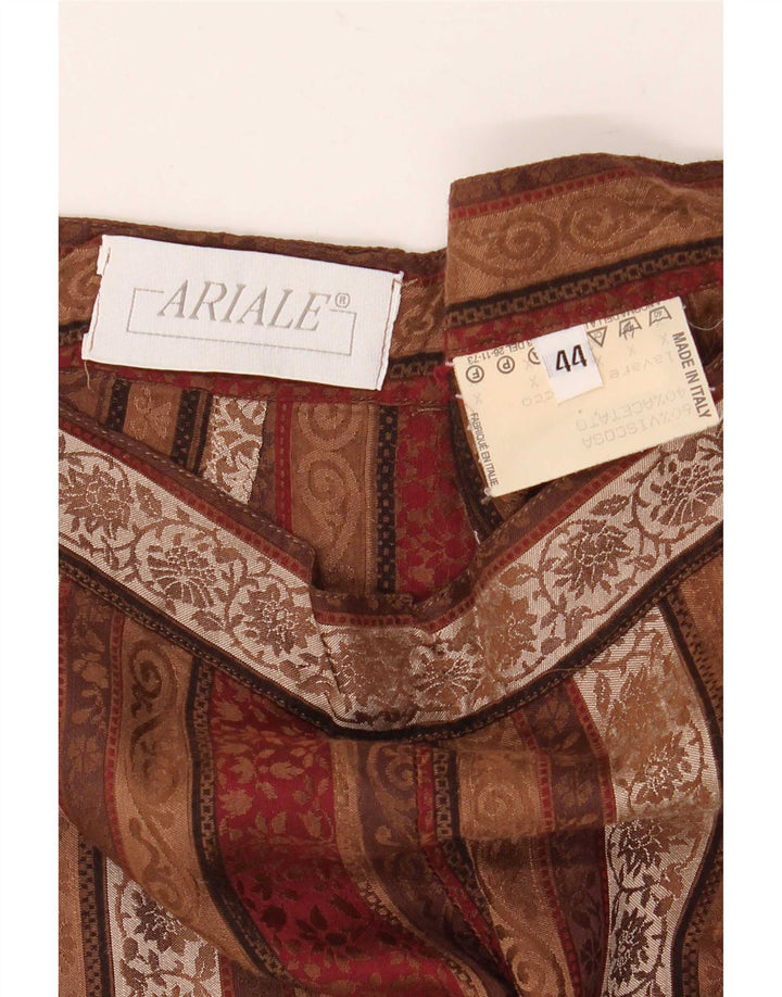 Spodnie damskie w stylu vintage IT 44 Medium W26 L27 w wielokolorowe paski