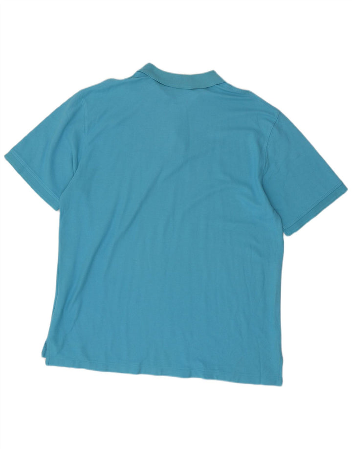 Męska koszulka polo L.L.BEAN XL, niebieska, bawełniana