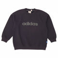 ADIDAS Boys Graphic Sweatshirt Jumper 13-14 Years Navy Blue