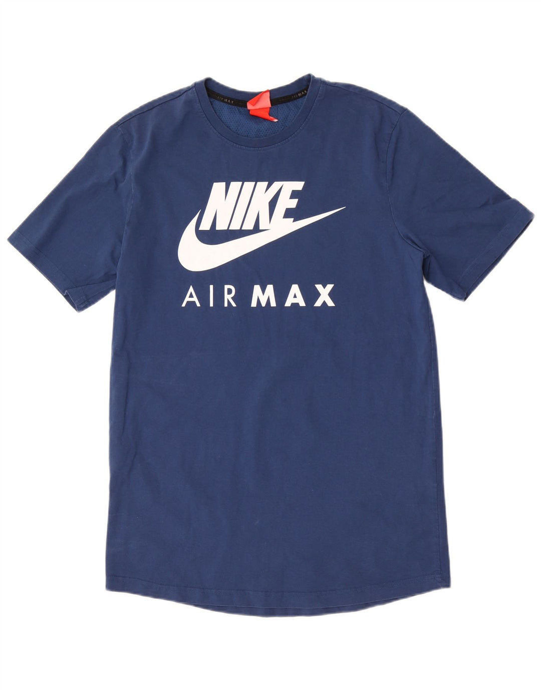 Męski T-shirt z grafiką NIKE, duży, niebieski, bawełniany