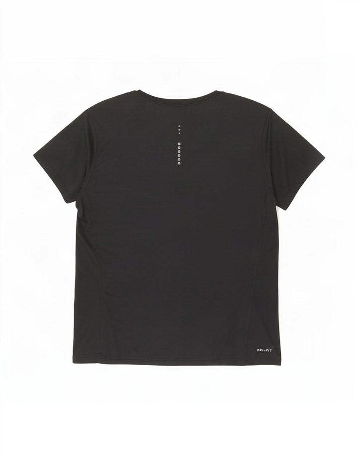 Damska koszulka Nike Dri Fit Top UK 14, duży, czarny poliester