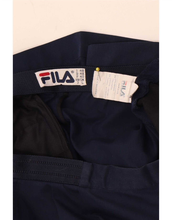 Spodenki męskie Fila Pegged Chino IT 48 Medium W32 Granatowy poliester