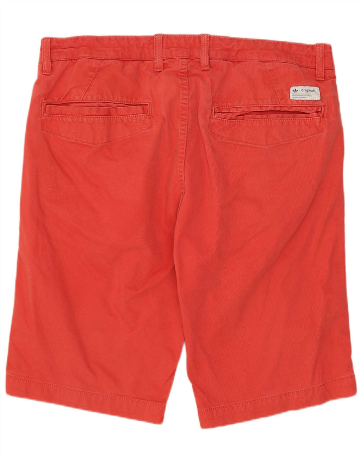 Męskie spodenki Chino ADIDAS W36, duże, czerwone, bawełniane