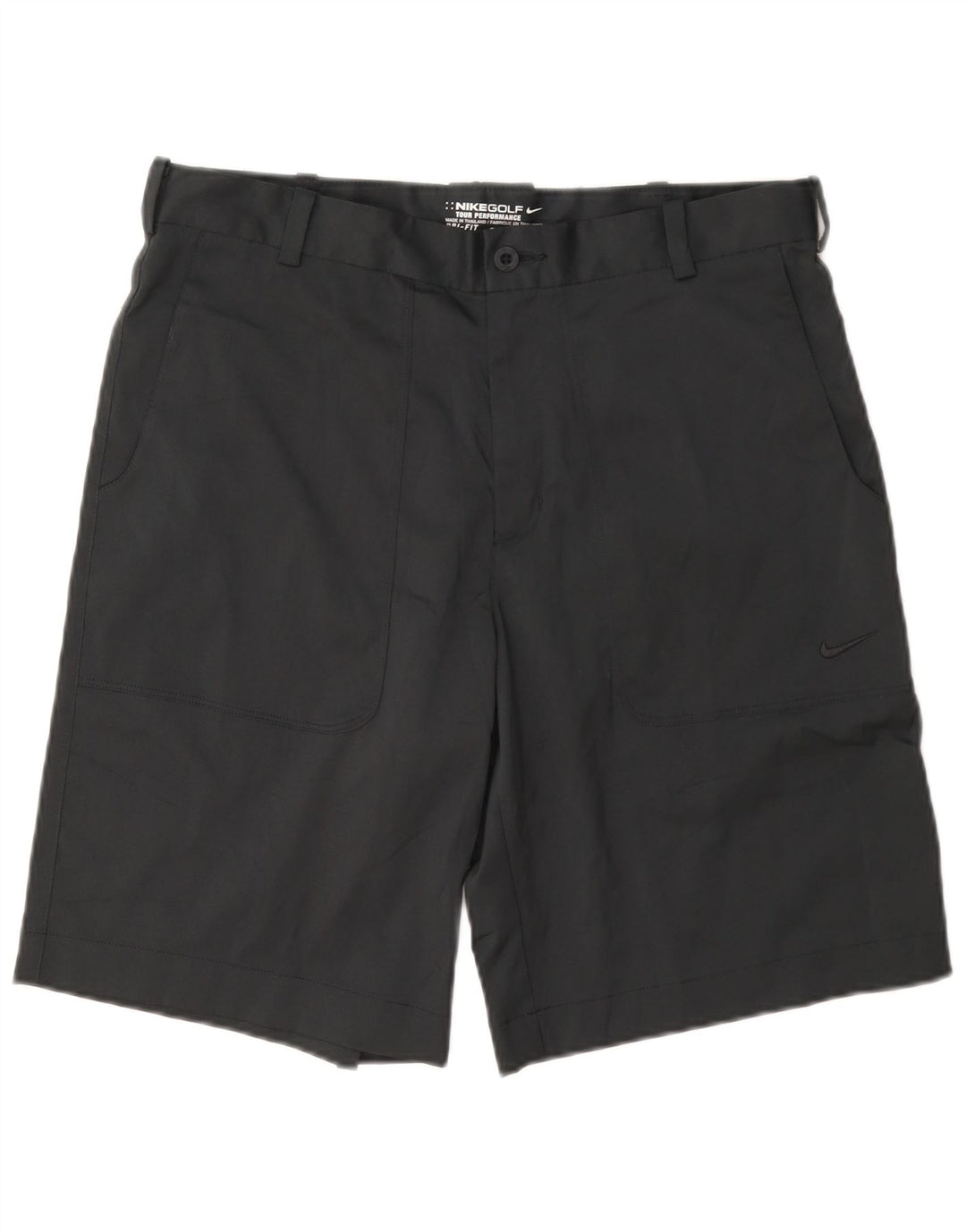 Męskie spodenki chino Nike Dri Fit W32, średni czarny poliester