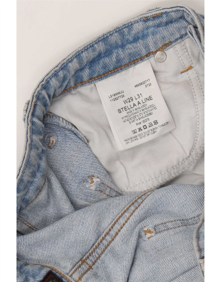 Damskie dżinsy Lee Stella Wide Leg W29 L31 Niebieskie bawełniane