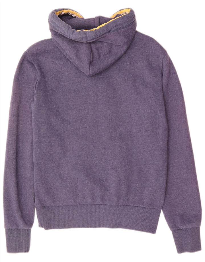 SUPERDRY Męski sweter z kapturem i grafiką, mały, granatowy, poliester