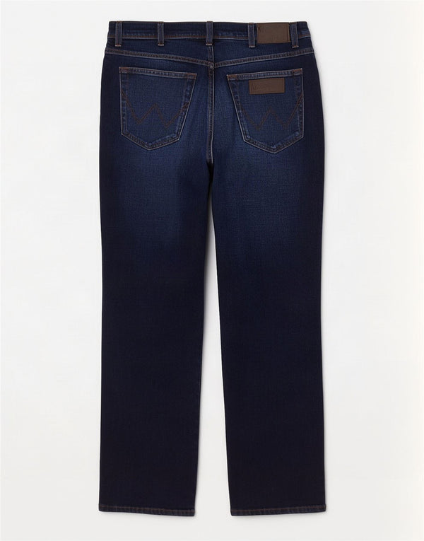 Wrangler Męskie jeansy Texas Slim W34 L32 Niebieskie bawełniane