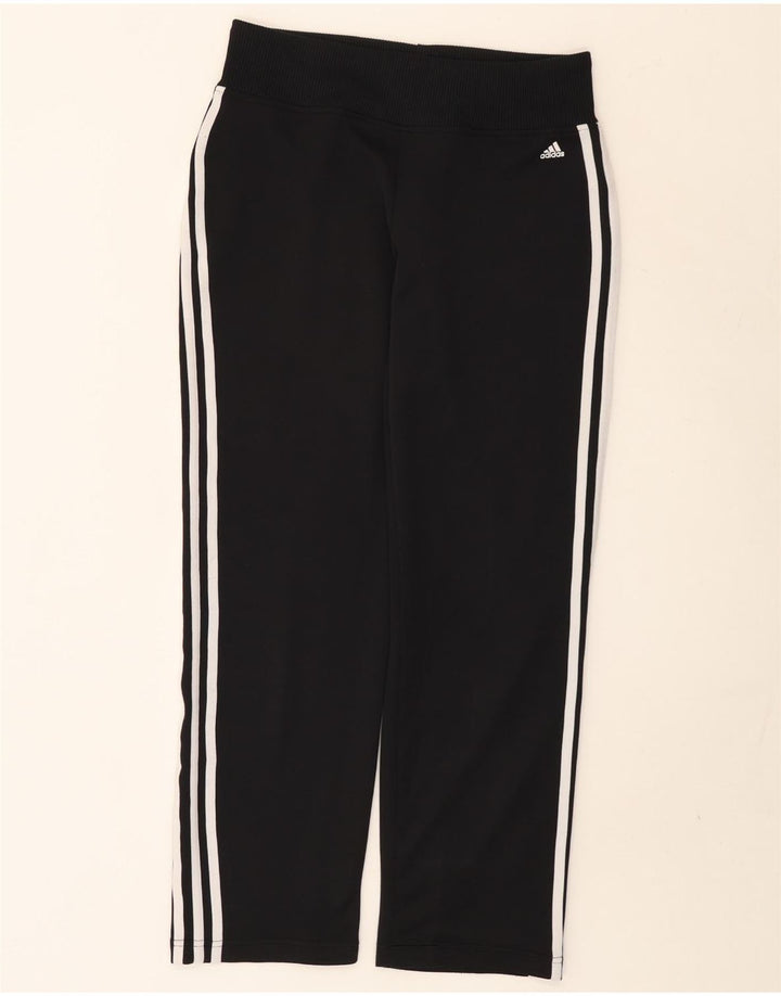 Damskie spodnie dresowe Adidas UK 14 Średni czarny poliester