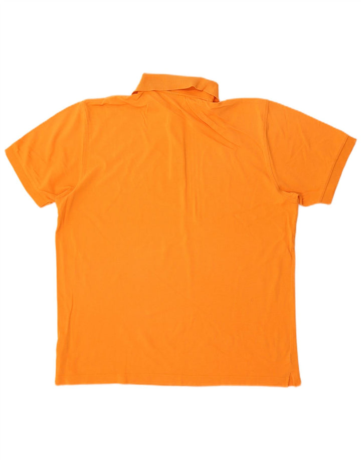 Męska koszulka polo Hugo Boss, duża, pomarańczowa, bawełniana