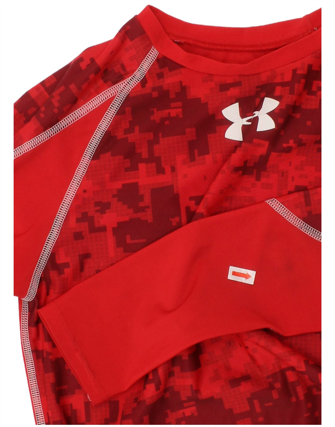 Chłopięcy top z długim rękawem UNDER ARMOUR Heat Gear Graphic, 13-14 lat, XL, czerwony
