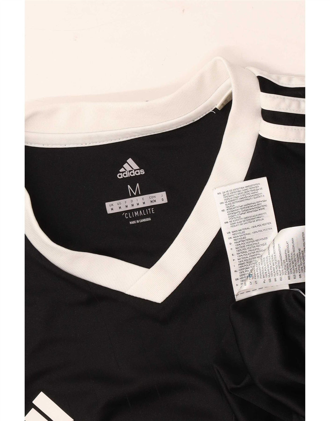 Męska koszulka z grafiką Adidas Top Medium Czarny Poliester Sport