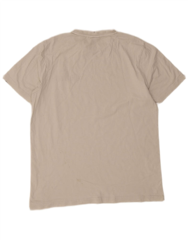 Męski T-shirt z grafiką Ellesse, duży, biały
