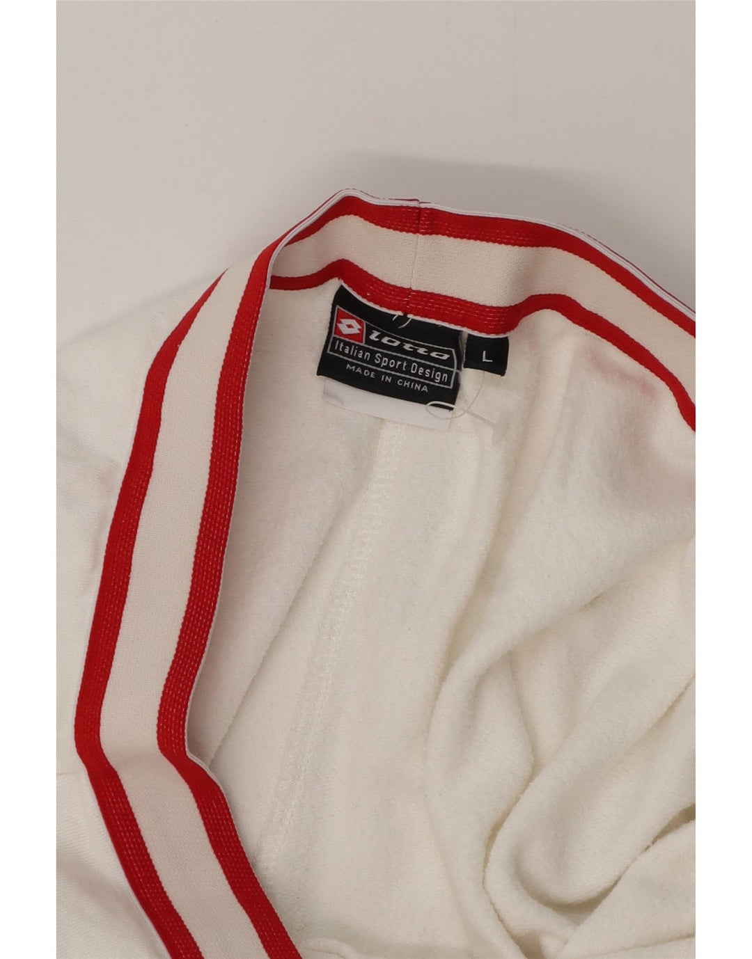 Damskie spodnie dresowe LOTTO UK 14, duże, białe