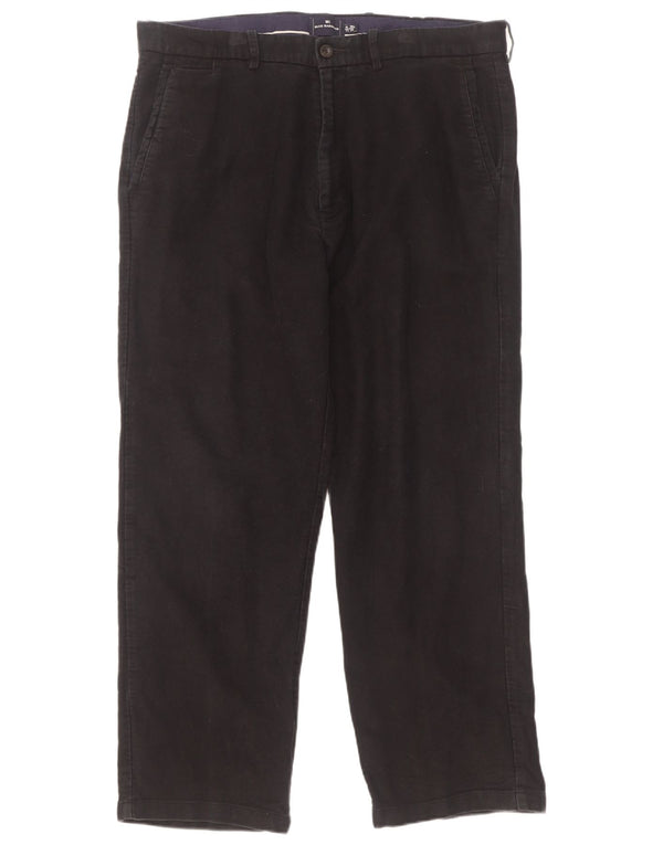Męskie spodnie chino Marks & Spencer Blue Harbor Straight W36 L29 czarne