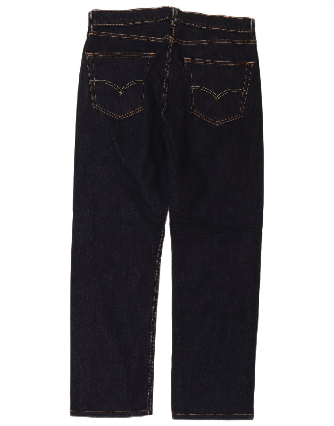 Męskie proste dżinsy Levi's W32 L32 Granatowa bawełna