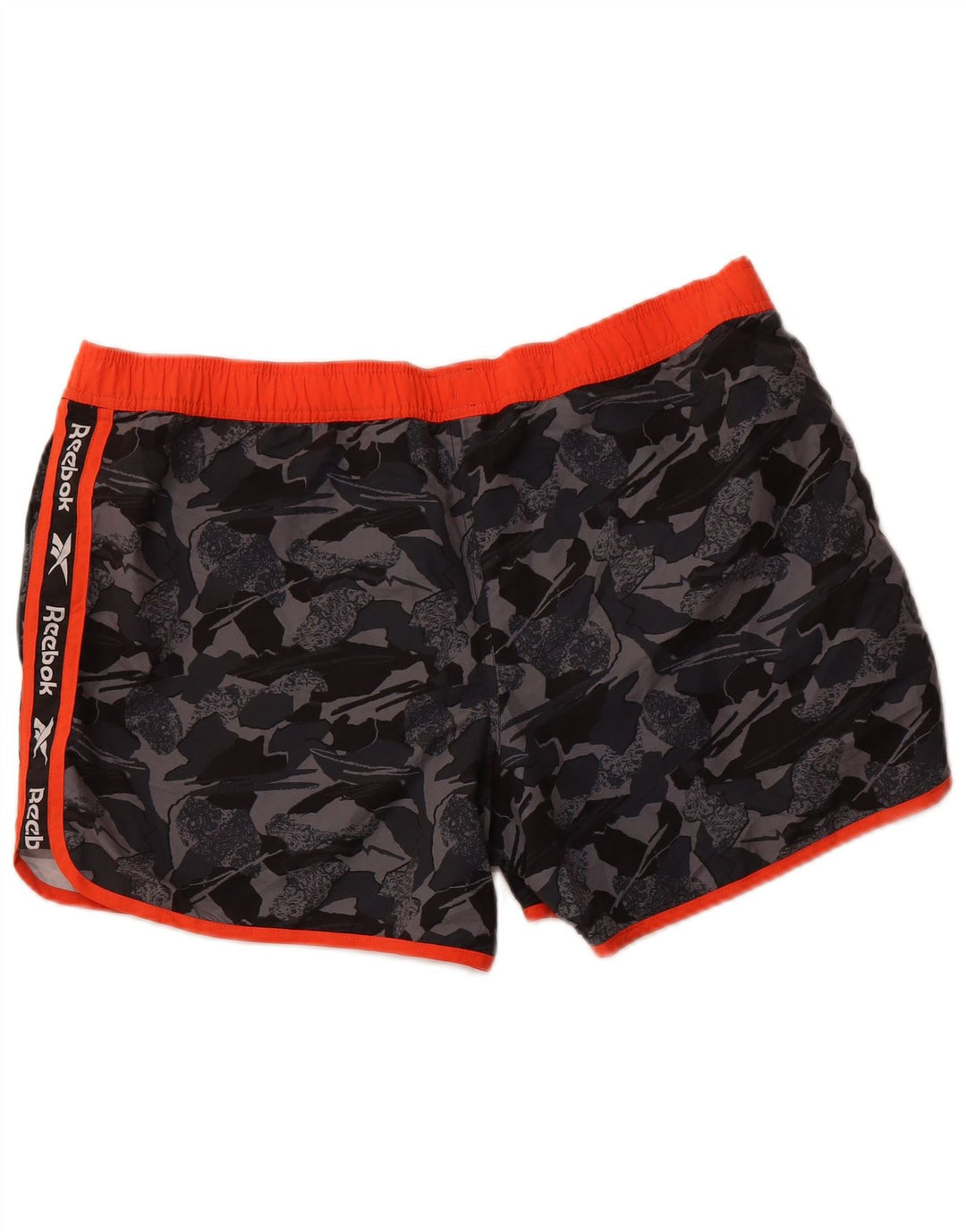 Męskie spodenki kąpielowe Reebok XL, szary kamuflaż, poliester