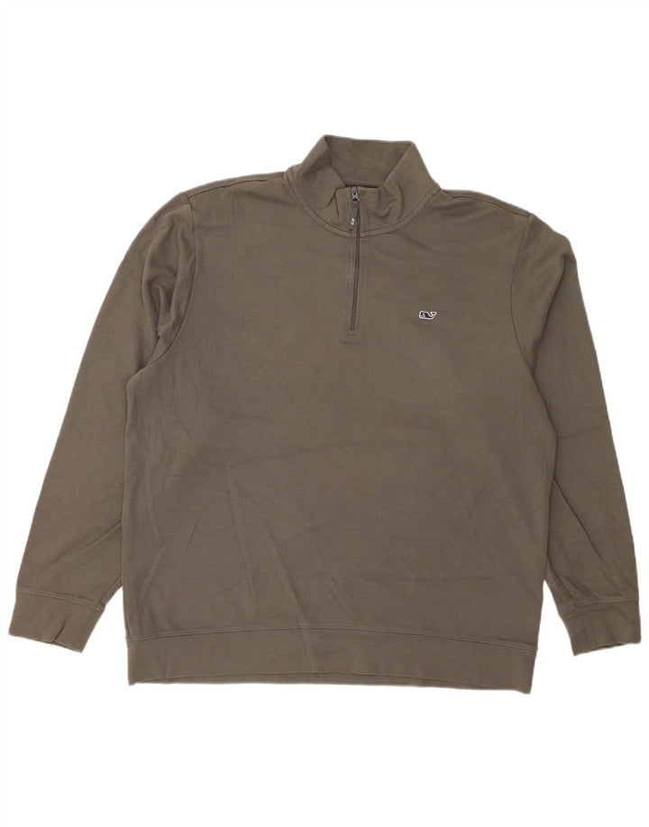 Męska bluza zapinana na zamek VINEYARD VINES, duża, szara