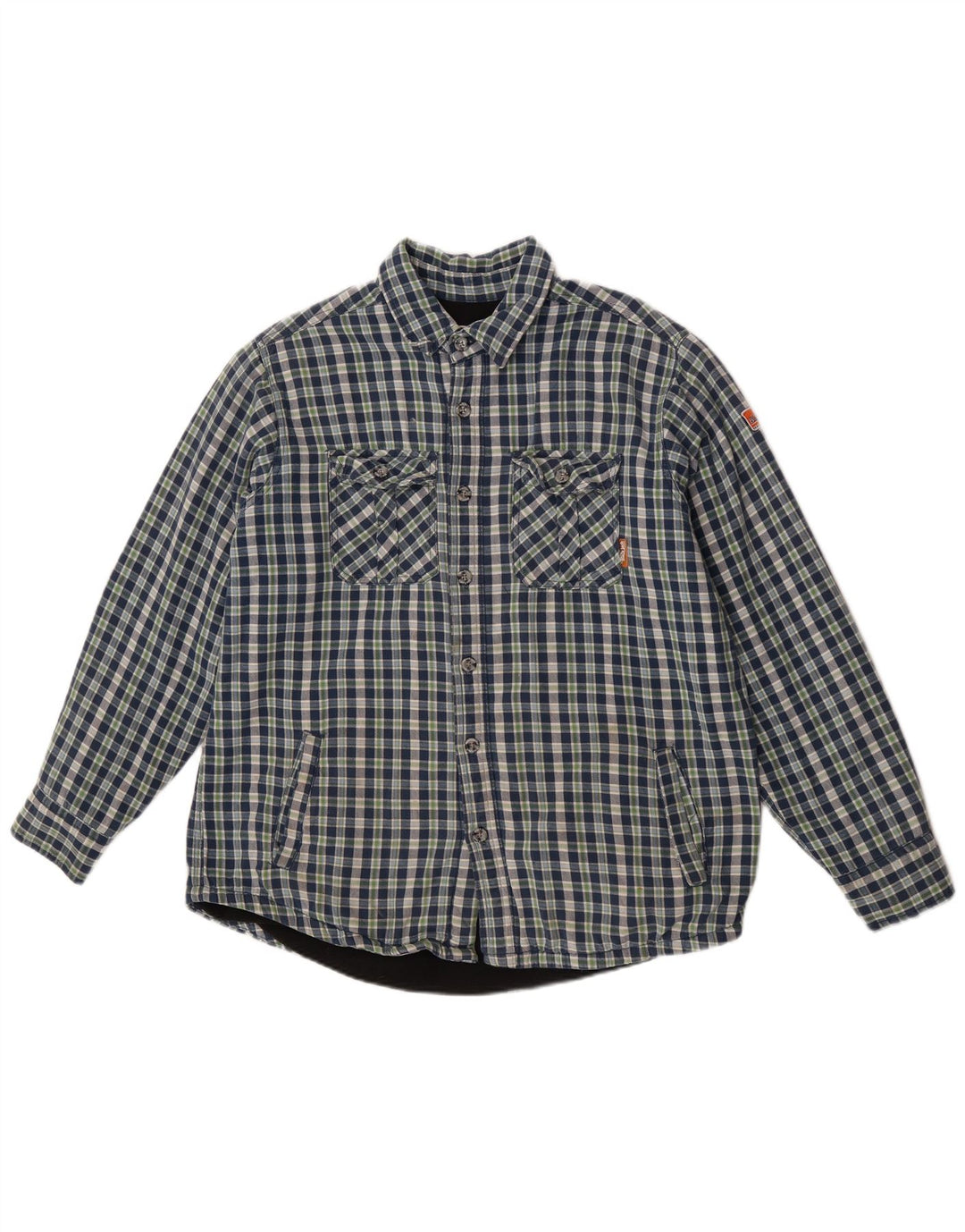 Koszula flanelowa męska Black Jack Lumberjack w dużą niebieską kratkę, bawełniana