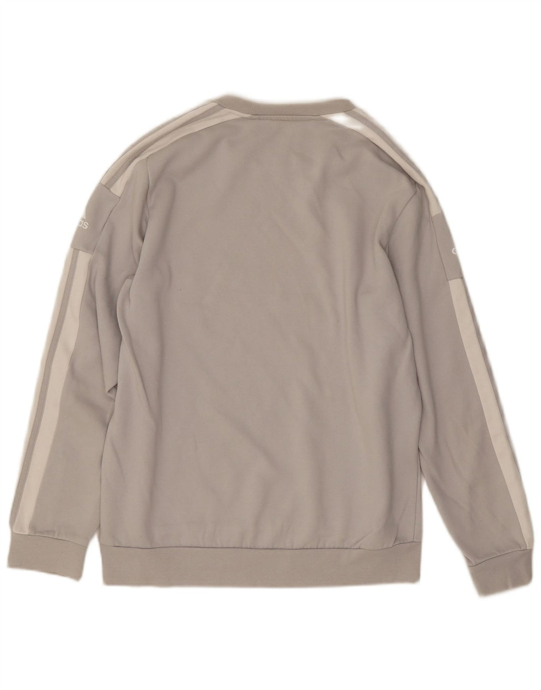 Męska bluza Adidas z grafiką, średnia szara bawełna