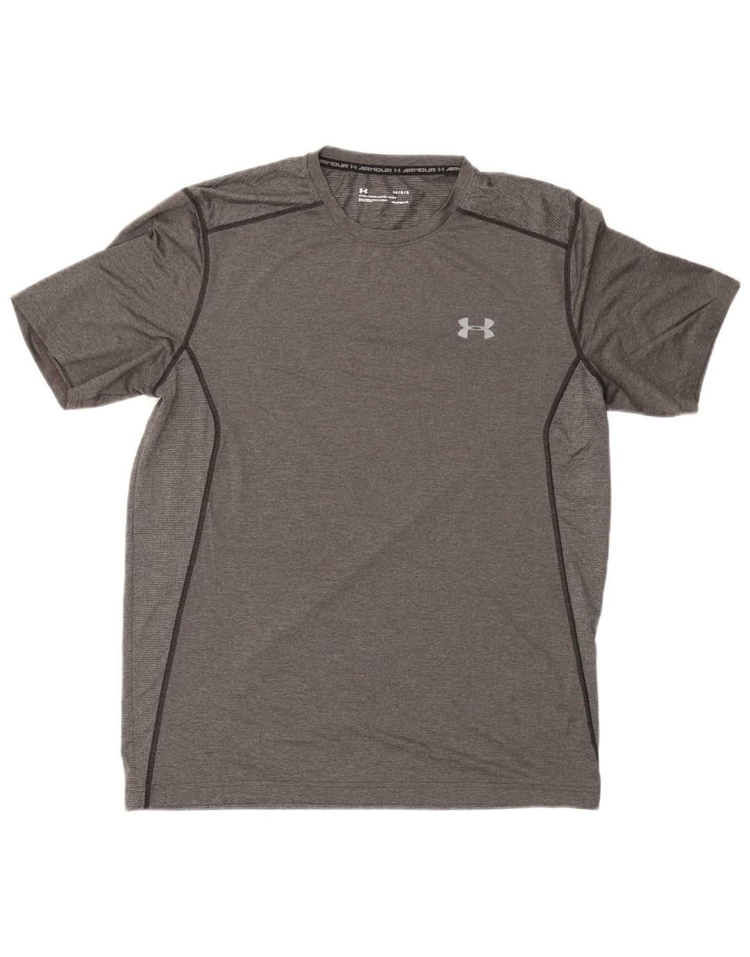 Under Armour Męski T-shirt Top Duży Szary Poliester Sport