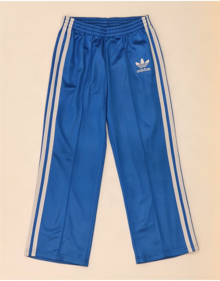 Spodnie dresowe Adidas dziewczęce 5-6 lat Niebieski poliester