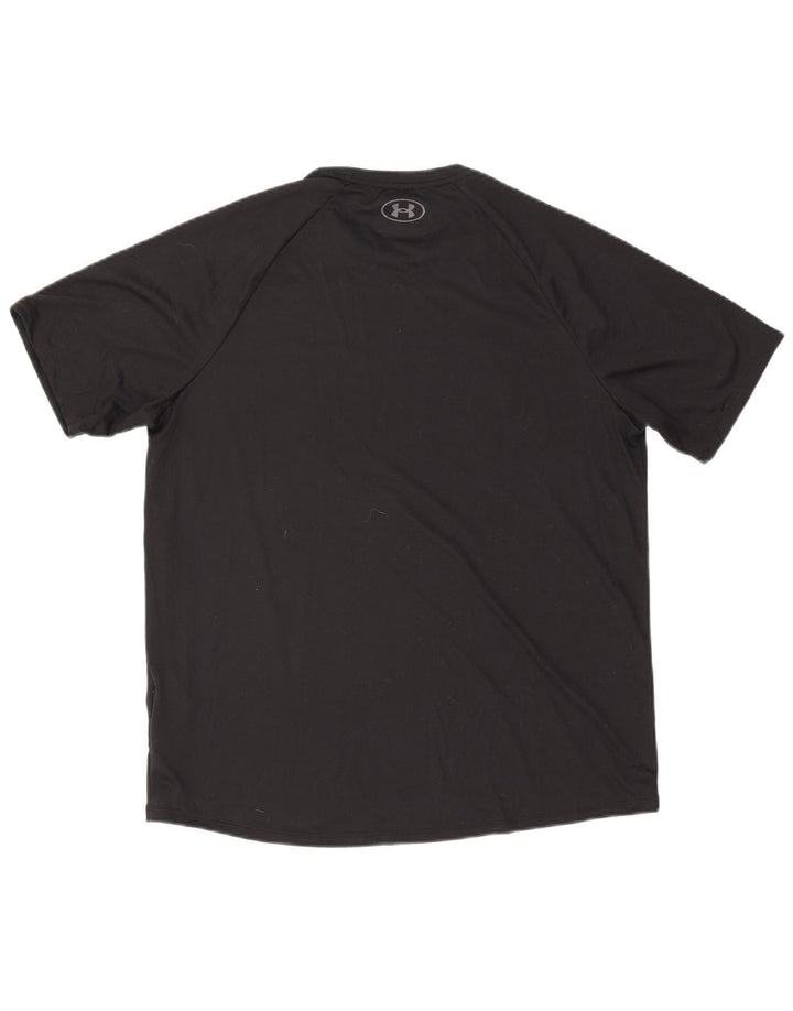 Under Armour Męski T-shirt Top Duży Czarny Poliester