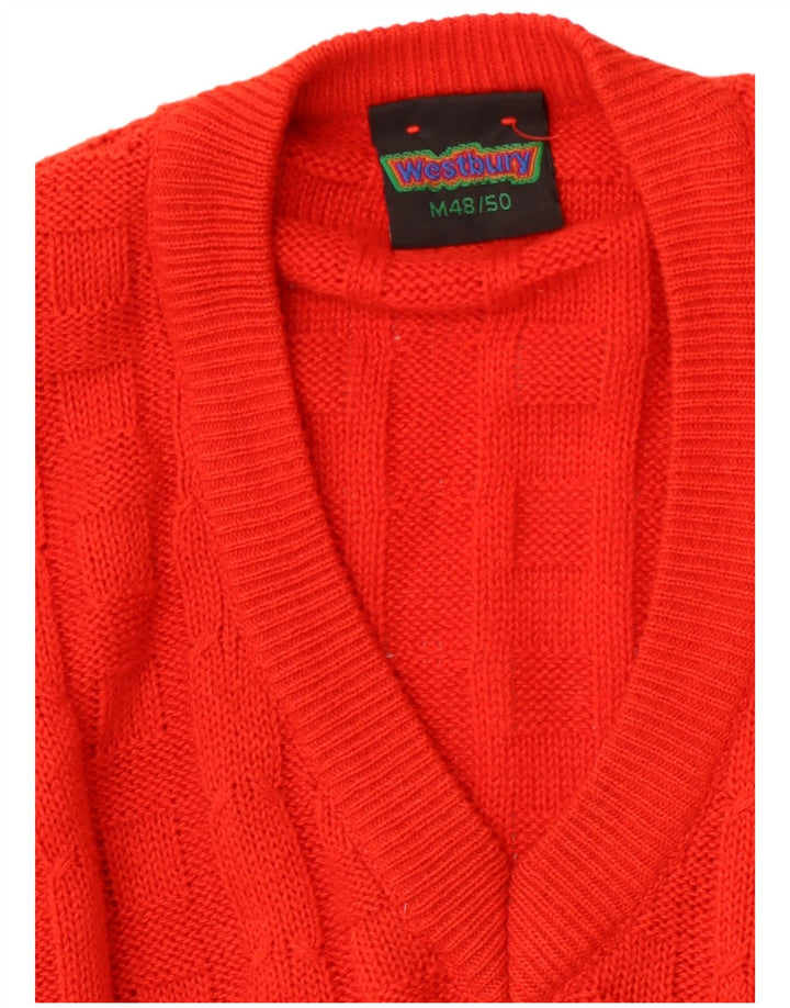 Męski podkoszulek bez rękawów WESTBURY IT 48/50, średni czerwony